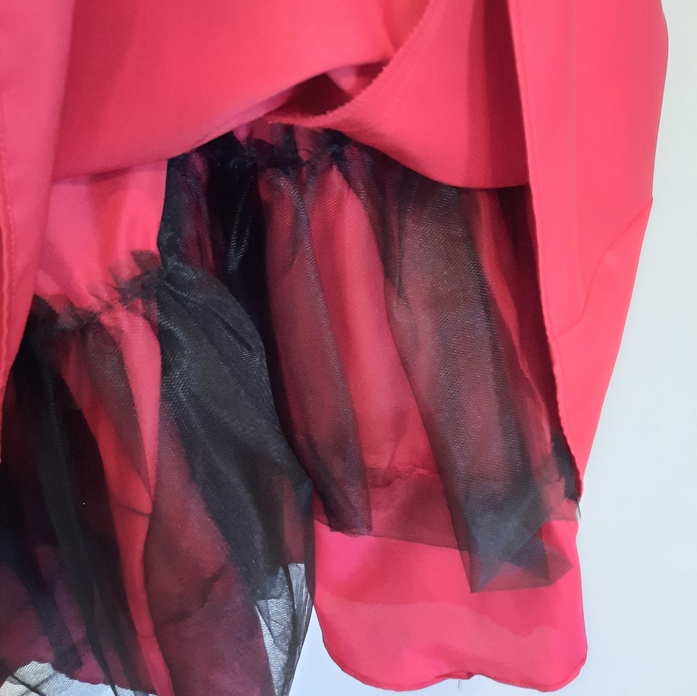 Davids Bridal Red Formal Holiday Party Dress - Picture 5 of 7